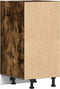 vidaXL - Onderkast - 40x44,5x81,5 - cm - bewerkt - hout - gerookt - eikenkleurig