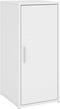 vidaXL - Schoenenkast - 32x35x70 - cm - bewerkt - hout - wit