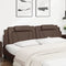 vidaXL - Hoofdbordkussen - 200 - cm - kunstleer - bruin