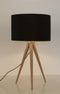 Zuiver Tripod Tafellamp Wood Zwart