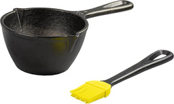 Lodge Sauspan met Marinadekwast LMPB21