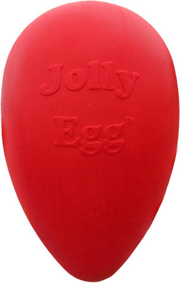 Jolly Pets Jolly Egg hondenspeelgoed – 20cm – Stevige hondenbal - Gemaakt van Extreem duurzaam kunststof - Geschikt voor de Kleinere hond – Weerbestendig - Rood