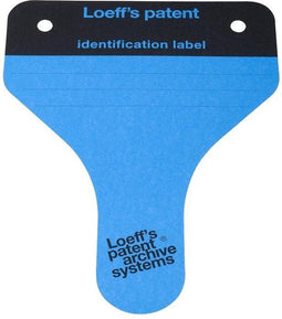 Loeff's Archiefbeugels archieflabels Blauw 100 stuks FSC
