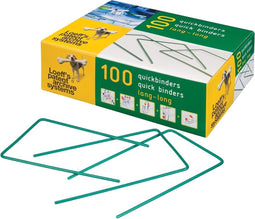 Loeff's Archiefbeugels Quickbinders lang 145mm 100 stuks