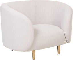LOEN - Fauteuil - Beige - Polyester