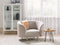 LOEN - Fauteuil - Beige - Polyester