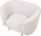 LOEN - Fauteuil - Beige - Polyester