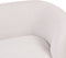 LOEN - Fauteuil - Beige/Zwart - Polyester