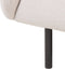 LOEN - Fauteuil - Beige/Zwart - Polyester