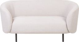 LOEN - Tweezitsbank - Beige/Zwart - Polyester