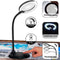 Loeplamp met LED Verlichting Oplaadbaar- Tafel Loeplamp - Zwart - Diamond Painting Accesoire - 3 tot 5 uur Batterij - Borduurlamp - Bureaulamp - Vergrootglas: 5X - 28LED - 46CM