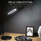 Loeplamp met LED Verlichting Oplaadbaar- Tafel Loeplamp - Zwart - Diamond Painting Accesoire - 3 tot 5 uur Batterij - Borduurlamp - Bureaulamp - Vergrootglas: 5X - 28LED - 46CM