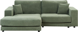 LOFOTEN - Hoekbank 3-zits - Lichtgroen - Rechtszijdig - Polyester
