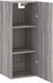 vidaXL - Hangkast - 34,5x34x90 - cm - grijs - sonoma - eikenkleurig