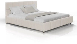 Juskys Florence - Gestoffeerd Bed - 180x200cm - Beige