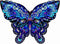 Logica Giochi Mandala Houten Legpuzzel Nachtvlinder/ Butterfly, LG2839, 28x20,4cm
