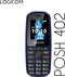 Logicom - Posh 402 - Gsm - 4G - 128MB - Zaklamp - Feature Phone - Blauw