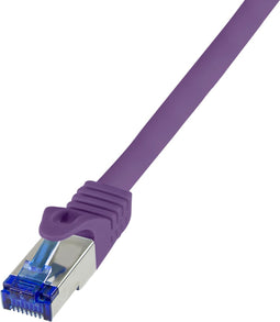 LogiLink C6A099S RJ45 CAT 6A S/FTP 10.00 m Violet 1 stuk(s)