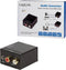 LogiLink CA0101 Toslink / Cinch / Jackplug Audio Adapter Zwart