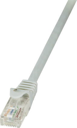 LogiLink CP1142U RJ45 Netwerkkabel, patchkabel CAT 5e U/UTP 50.00 m Grijs 1 stuk(s)
