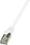 LogiLink CP2101S RJ45 Netwerkkabel, patchkabel CAT 6 F/UTP 15.00 m Wit Snagless 1 stuk(s)