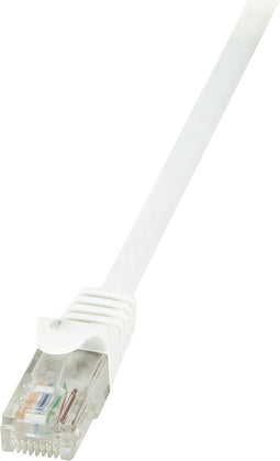LogiLink CP2111U RJ45 Netwerkkabel, patchkabel CAT 6 U/UTP 20.00 m Wit Snagless 1 stuk(s)
