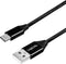 LogiLink CU0140 USB-kabel 1 m USB 2.0 USB C USB A Zwart