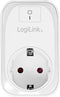 LogiLink EC0007 netstekker adapter Type F Wit