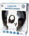 LogiLink HS0033 hoofdtelefoon/headset Bedraad Hoofdband Oproepen/muziek Zwart, Rood