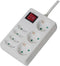 LogiLink LPS210 7AC-uitgang(en) 5m Wit power uitbreiding