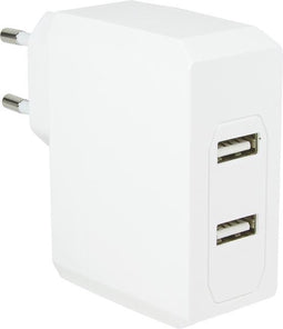 LogiLink PA0094 USB-oplader Thuis Uitgangsstroom (max.) 3400 mA 2 x USB
