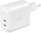 LogiLink PA0283 PA0283 USB-oplader 2 x USB-C bus (Power Delivery) Binnen, Thuis USB Power Delivery (USB-PD)