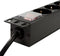 LogiLink PDU9C02 19 inch Stekkerdoos voor patchkast 1 HE Geaarde contactdoos Met schakelaar Zwart