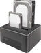 LogiLink QP0029 USB 3.0 SATA 6 Gb/s 2 poorten Harde schijf-dockingstation 2.5 inch, 3.5 inch Met clone-functie