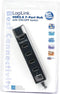 LogiLink UA0124 USB 2.0-hub 7 poorten Zwart