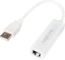 LogiLink UA0144B Netwerkadapter 100 MBit/s USB 2.0, RJ45