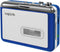 LogiLink UA0393 Draagbare cassettespeler Blue, Zilver