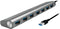 logilink usb 3.0 hub 7-port aluminium behuizing grijs