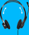 Logitech 960 - Pc Stereo Headset - USB - Zwart