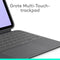 Logitech Combo Touch - Tablettoetsenbord - Geschikt voor iPad Pro 11 inch (M4) - Qwerty UK - Grafiet