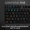 Logitech G513 - Mechanisch Gaming Toetsenbord - Tactile - US INTL QWERTY (ISO) - Zwart