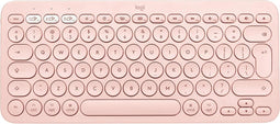 Logitech K380 - Bluetooth Toetsenbord - Mac - Multi Device - QWERTY ISO - Roze
