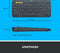 Logitech K380 - Draadloos Bluetooth Toetsenbord - Qwerty - Grijs