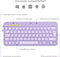 Logitech K380 - Draadloos Bluetooth Toetsenbord - Qwerty - Lavender