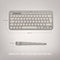 Logitech K380 - Draadloos Bluetooth Toetsenbord - Qwerty - Sand