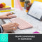 Logitech K380 - MultiDevice Bluetooth Toetsenbord - AZERTY - Frans - Roze