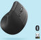 Logitech Lift - Verticale ergonomische muis - Rechtshandig - Donkergrijs