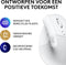Logitech Lift - Verticale ergonomische muis - Rechtshandig - Wit
