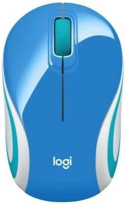 Logitech M187 - Draadloze Mini Muis - Blauw