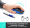 Logitech M190 - Draadloze muis - Blauw